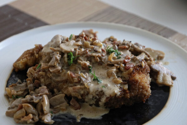 【本格レシピ】Jägerschnitzel：狩人風シュニッツェル【ドイツ・オーストリア料理】