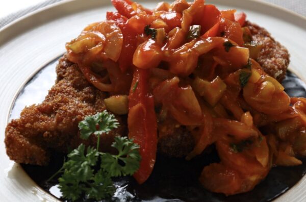 Zigeunerschnitzel : ジプシー風シュニッツェル【本格ドイツ・オーストリア料理】