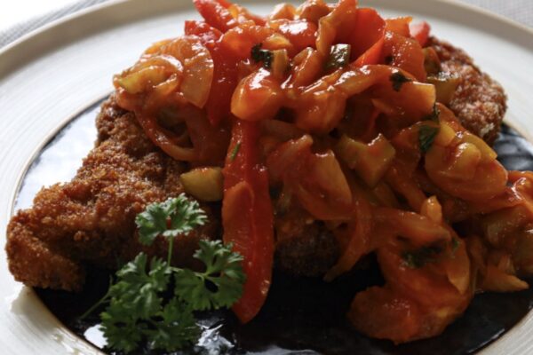 Zigeunerschnitzel : ジプシー風シュニッツェル【本格ドイツ・オーストリア料理】
