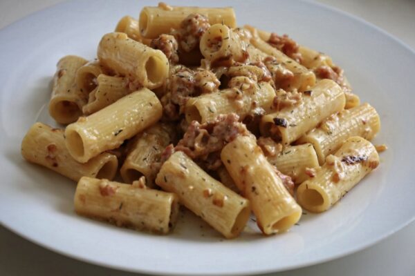 【イタリア郷土料理】Pasta alla Norcina：ノルチャ風パスタ【本格イタリア伝統料理レシピ】